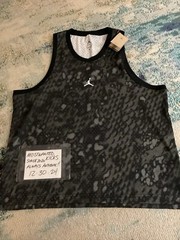 NWT Nike Air Jordan Dri-FitSport Mesh Jersey Black Camo Men’s Size XXL FREE SHIP