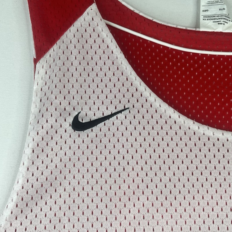 Nike Team Reversible Mesh Practice Jersey Red White L XL Basketball Training gallery