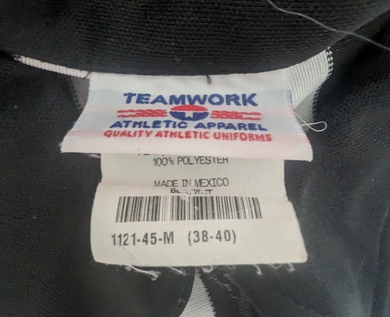 2 Teamwork Athletic Apparel Men 38-40 Referee Umpire Collared Shirt 1/4 Zip Pair gallery