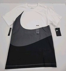 Nike Sportswear HBR Big Swoosh S/S T-Shirt Men’s Sz Small NEW AR5191-102 READ