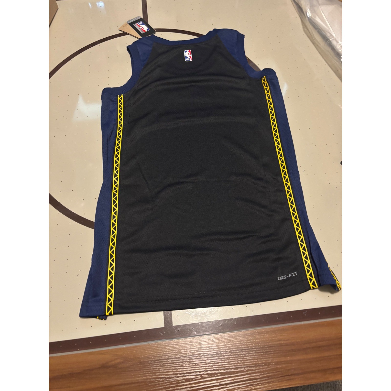 Nike Indiana Pacers NBA Swingman City Edition Jersey Navy Black Mens Small gallery