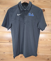 Nike UCLA Bruins Move to Zero Polo Shirt Men Size Small Logo NWT