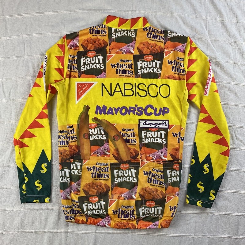 VTG 90s Giordana Cycling Jersey Men's Size 3 Nabisco Mayors Cup Made In Italy gallery