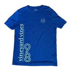 Vineyard Vines Performance Active Shirt Tee 1998 Mens Small Navy Blue Whale