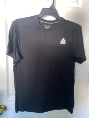 REEBOK Mens Classic Core BLACK SS T-Shirt NEW Size M