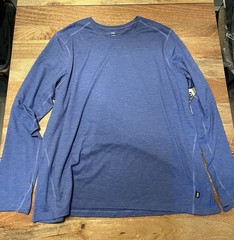 REI Co-op Midweight Base Layer Shirt Mens 3XL Astral Purple Long Sleeve NWT