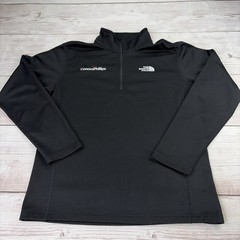 The North Face Men’s Medium Black Fleece Summit Series Pullover Logo Free Ship!