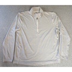 1764 Men Sweater Medium Golf Performance Arrow Turtleneck 1/2 Zip Pullover