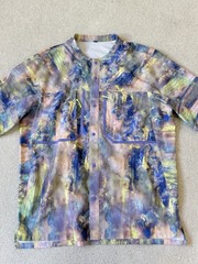 Lululemon Men’s Water-Repellent Hiking Short Sleeve Shirt Altered Nature Multi L