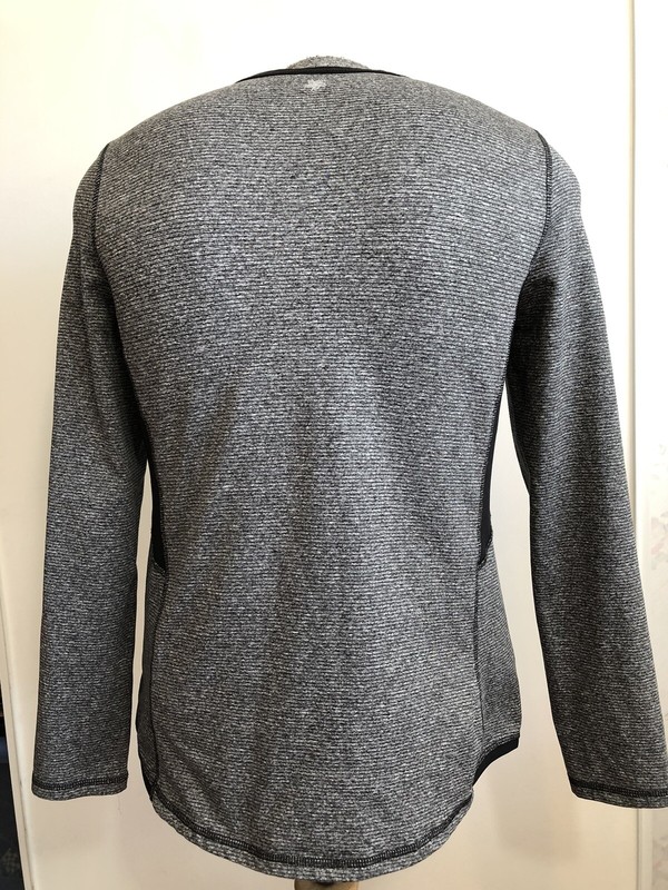 Tech Gear Elements Series Mens Large Grey Black Textured Longsleeve Top Stretch gallery