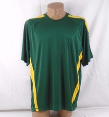 Sport-Tek Colorblock Competitor Tee 2XL Green/Gold ST351 642H