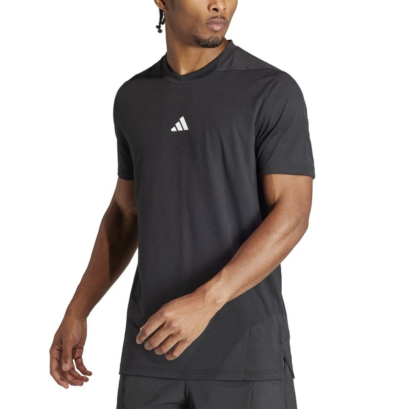 adidas Men’s D4T Jersey Workout Tee In Black IK9725 Size XL New gallery