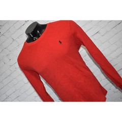 Polo Ralph Lauren Waffle Thermal Shirt Cotton Mens Size Large Red Long Sleeve
