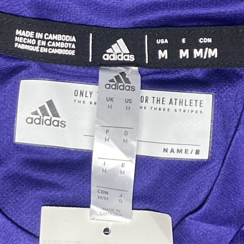 Adidas Aeroready Clima Tech Tee Mens Crew Neck Purple Short Sleeve Medium NWT gallery