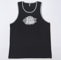 Carolina Surf Brand Fish Taco Tank Surfing Beach Waves Longboard Large NWOT