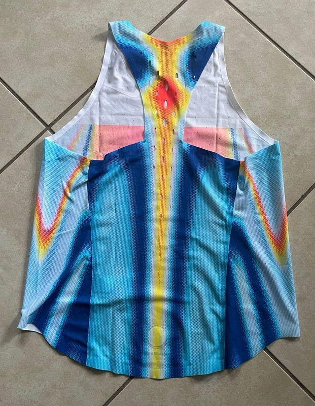 Nike Pro Elite Team Singlet White Blue Orange Made In USA FZ6865-731 Unisex New gallery