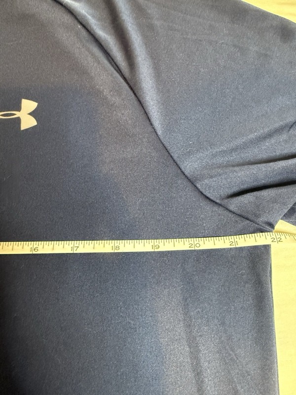 Under Armour Men's Large Navy Blue Loose Short Sleeve The Tech Tee Style 1326413 gallery