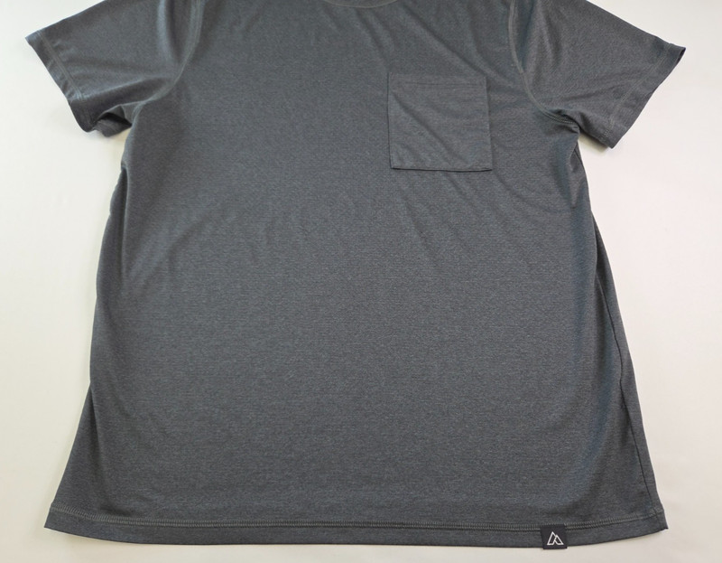 Alpine Design Mens Medium Gray K87 Short Sleeve Pocket Performance Tee Size M gallery