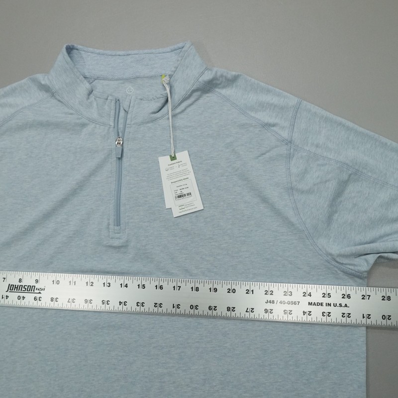 Tasc Carrollton Performance 1/4 Zip Pullover Mens Size 3XL Cloud Heather Organic gallery