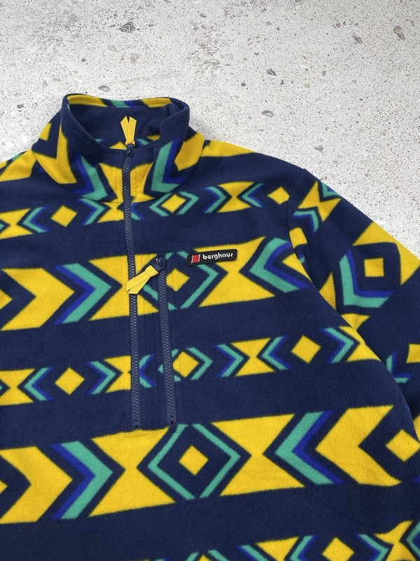 Outdoor Berghaus Prism Printed Trango Half 1/4 Zip Fleece Pullover Long Sleeve gallery
