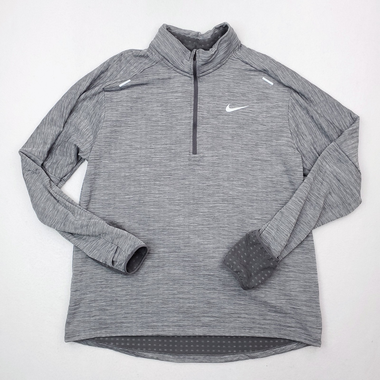 Nike Pullover Mens XL Gray Sphere Element Therma Fit 1/2 Half Zip Running Top gallery