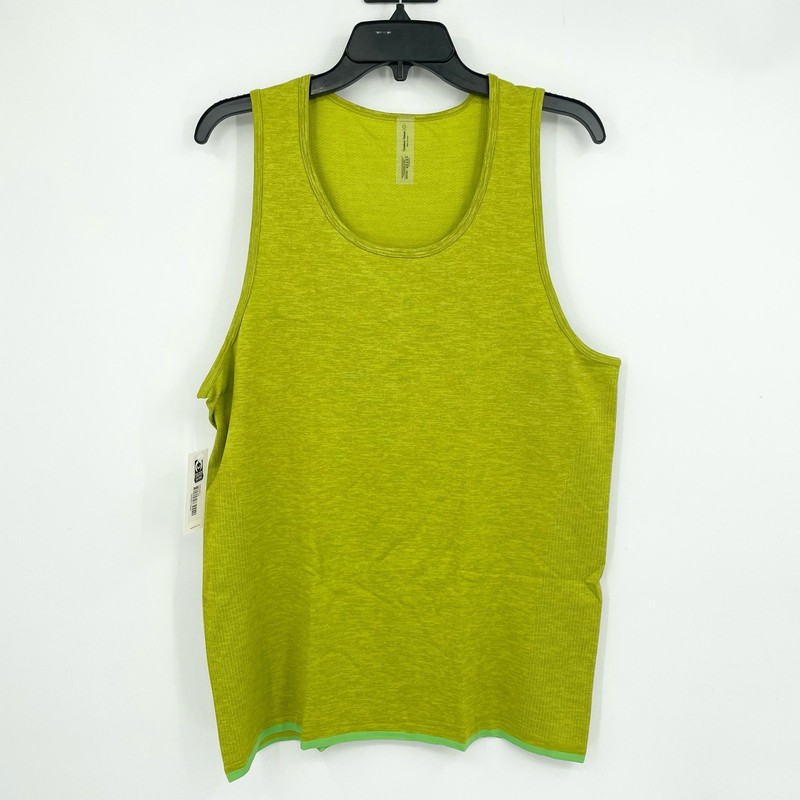 Outdoor Voices Men's Seamless Tank XL Green Apple MSRP $40 NWT gallery