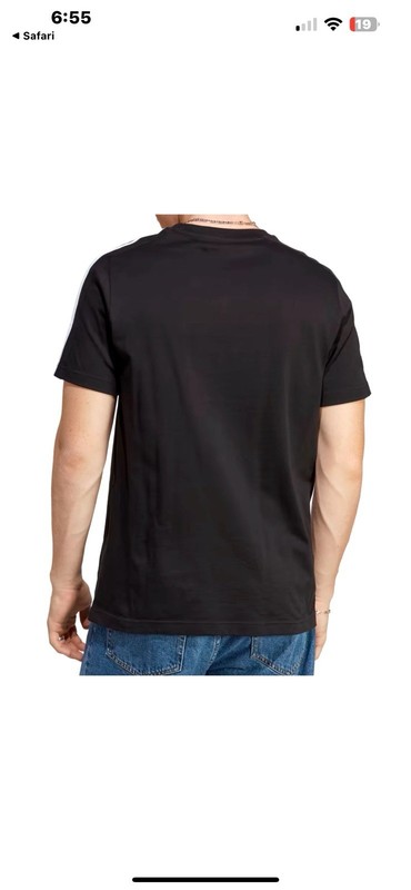 Adidas Men's M 3-Stripe SJ T-Shirt - Black IC9334 Sz XL NEW WITH TAGS gallery