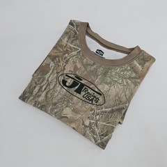 JT Racing USA Honda Camo Long Sleeve Shirt Mens LARGE L Brown Real Tree NEW