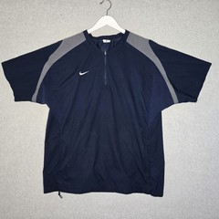 Nike Storm Fit Large Vented 1/4 Zip Pullover Short Sleeve Warm Up Shirt