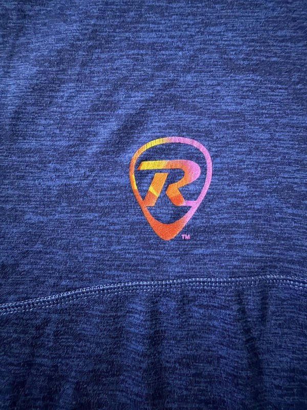 Brooks Running Road Runner Sports Long Sleeve 1/4 Zip Shirt Logo Blue Large JBHS gallery