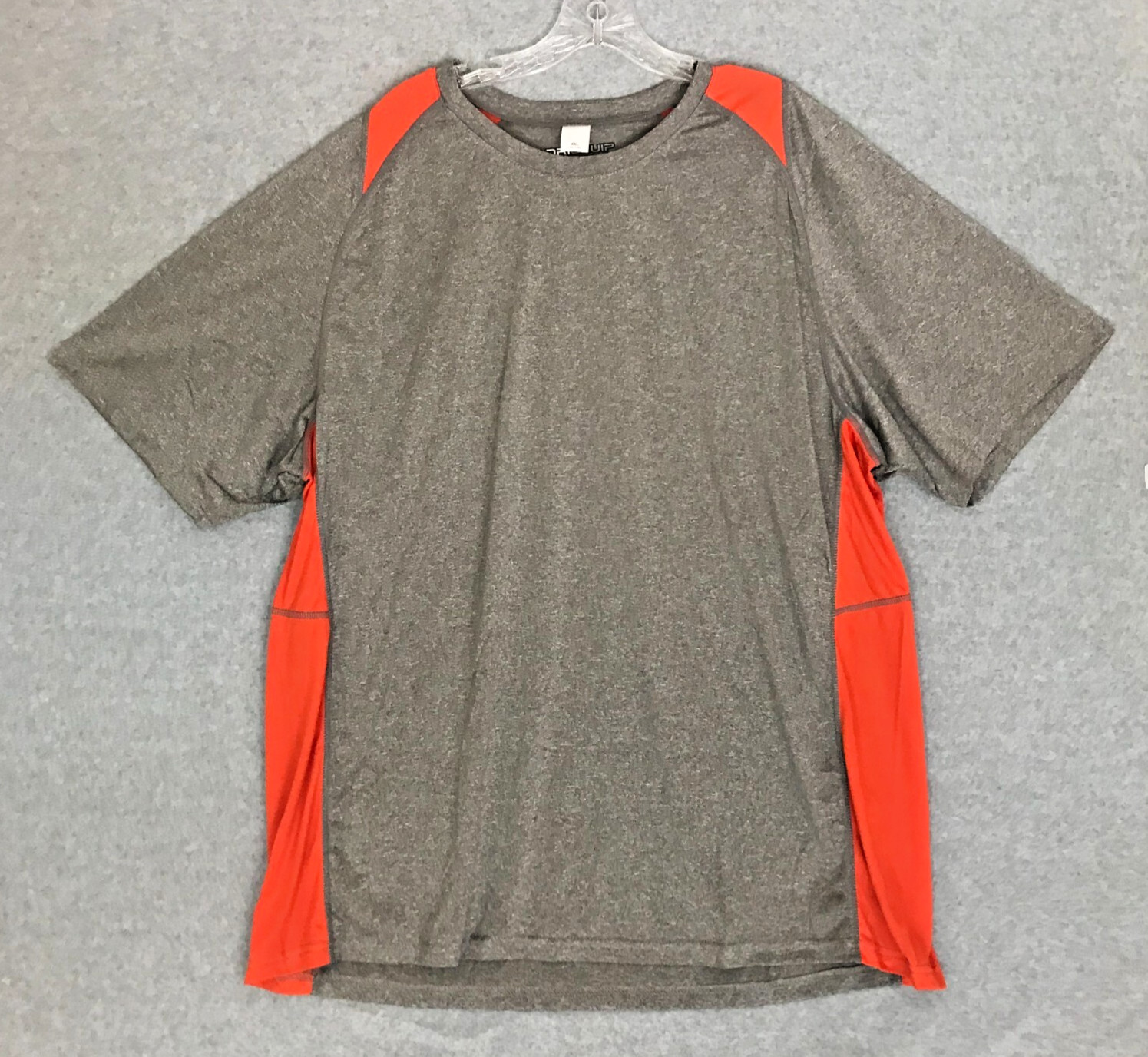 New DRIEQUIP Mens Big & Tall T-Shirt Mens 4XL Gray Short Sleeve Moisture Wicking gallery