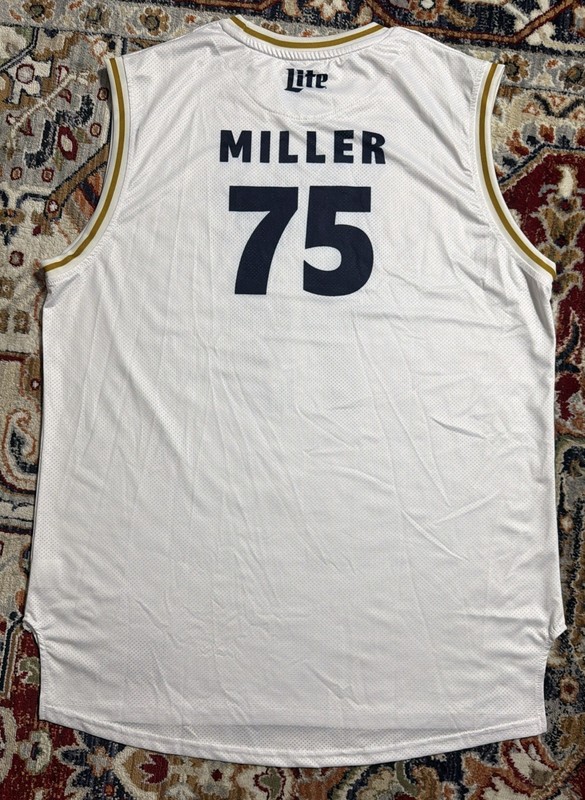 Miller Lite Beer Basketball Jersey #75 Miller Time Men’s XL Retro White Party gallery