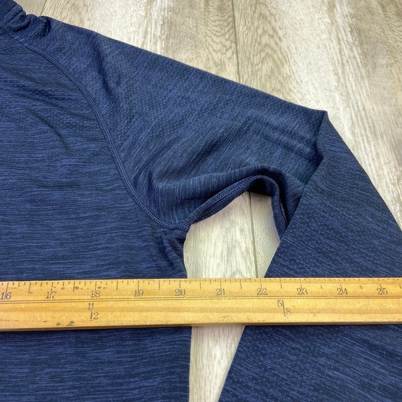 Lululemon Metal Vent Tech 1/2 Zip Pullover Mens L Blue Long Sleeve Athletic Men gallery