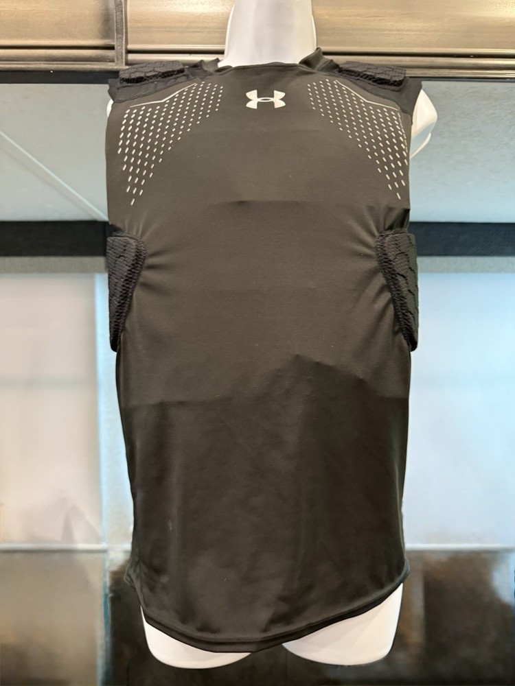 Under Armour Men’s Small HEX Padded Compression Shirt HeatGear Football Vest