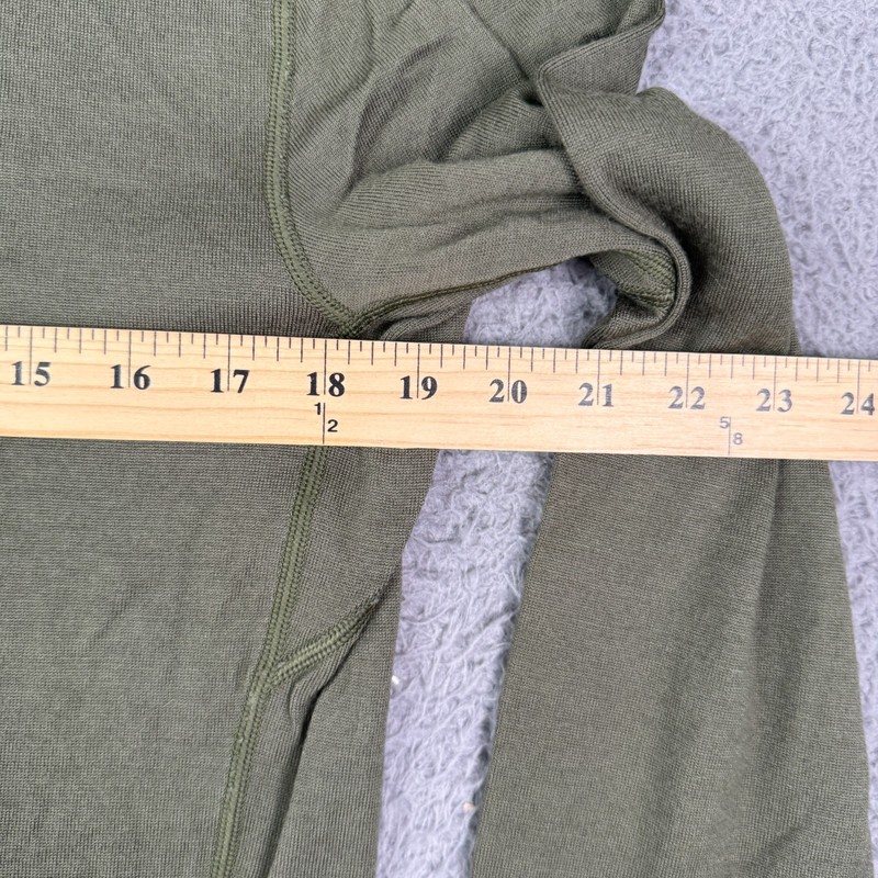 Icebreaker Merino Wool 260 Tech Long Sleeve Half Zip Activewear Top Mens M Green gallery