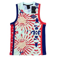 Air Jordan 8 DNA USA July 4 Jersey Tank, Size Small CK9525-330 NWT
