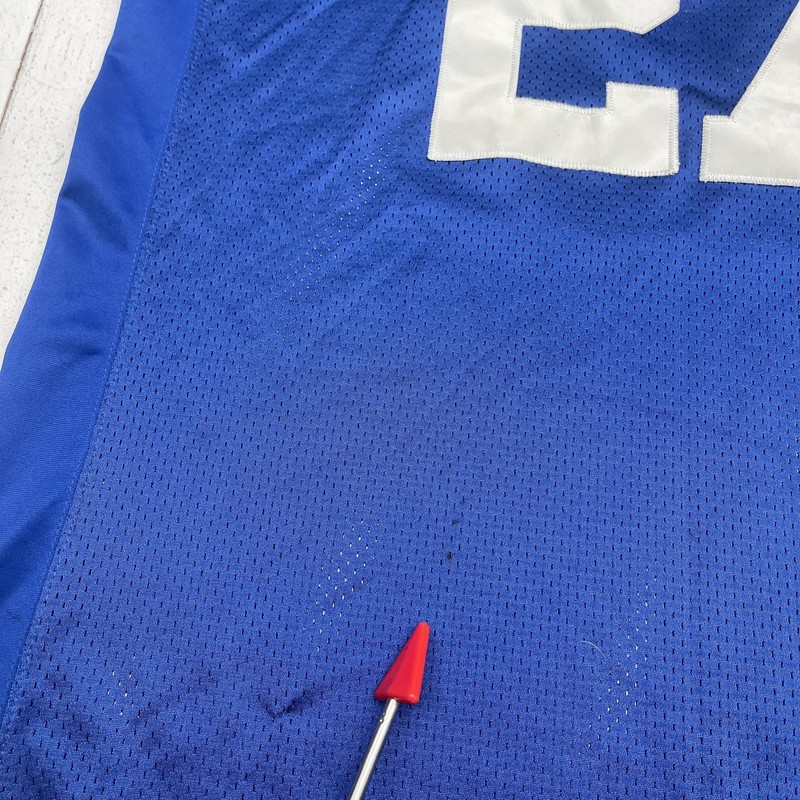 New York Giants Football Jersey Mens 52 Blue NFL Brandon Jacobs 27 Reebok RBK gallery