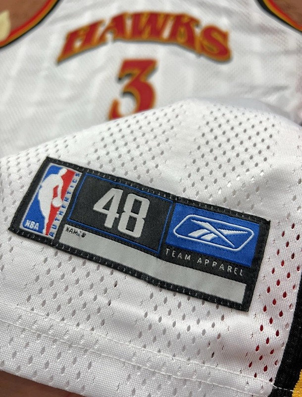 Vintage Atlanta Hawks Shareef Abdur Rahim NBA Basketball Jersey 48 XL Young gallery