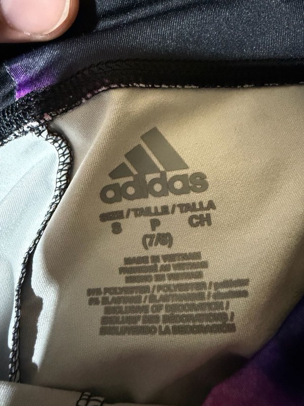 Adidas Girls Floral Print Aeroready Leggings Size S (7/8) gallery