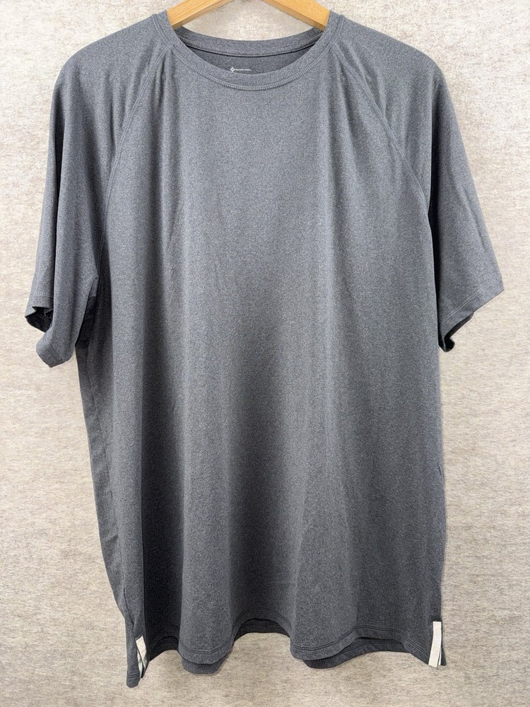Member's Mark Men's Active Performance Tee, Thick, Gray, Size XXL