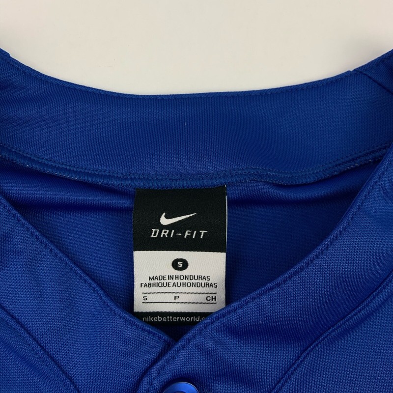 Nike Dri Fit Performance Blue Henley Short Sleeve Shirt Men’s S Jersey gallery