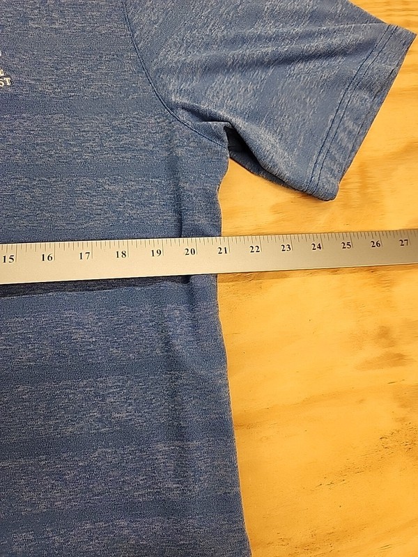 Pinehurst 1895 Logo Blue Polyester Golf Polo Shirt Mens Large Lightweight gallery