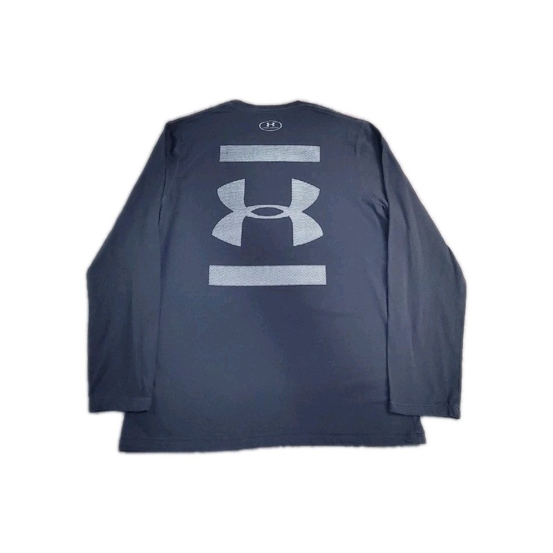 Under Armour Men's HeatGear Size M Athletic T-Shirt Long Sleeves Gray Za3-47 gallery
