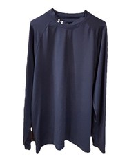 UNDER ARMOUR Navy Mock Neck Medium Weight Pullover Base Layer 2XL