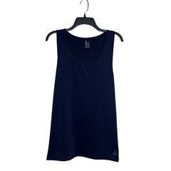 Reebok Mens M Navy Blue Performance Muscle Tank Top Workout Gym Athleisure