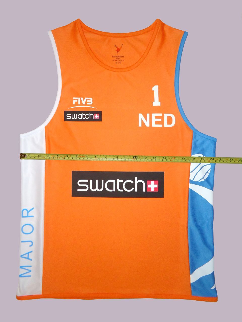 Beach Volleyball Jersey NETHERLANDS 🇱🇺 #1 Orange Size S, M, L, XL, 2XL New gallery