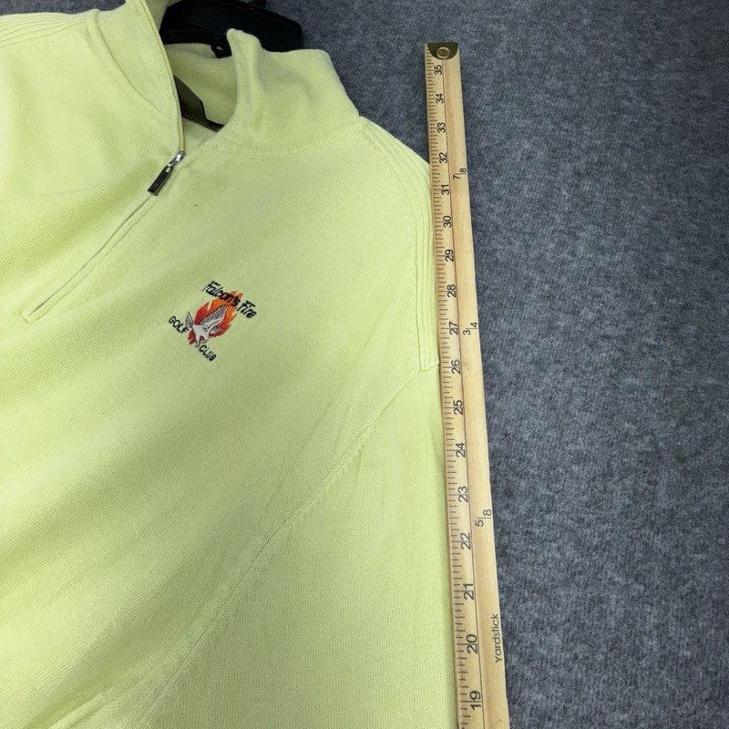 Nike Tiger Woods Collection Pullover Mens XL Neon Quarter Zip Golf Casual gallery