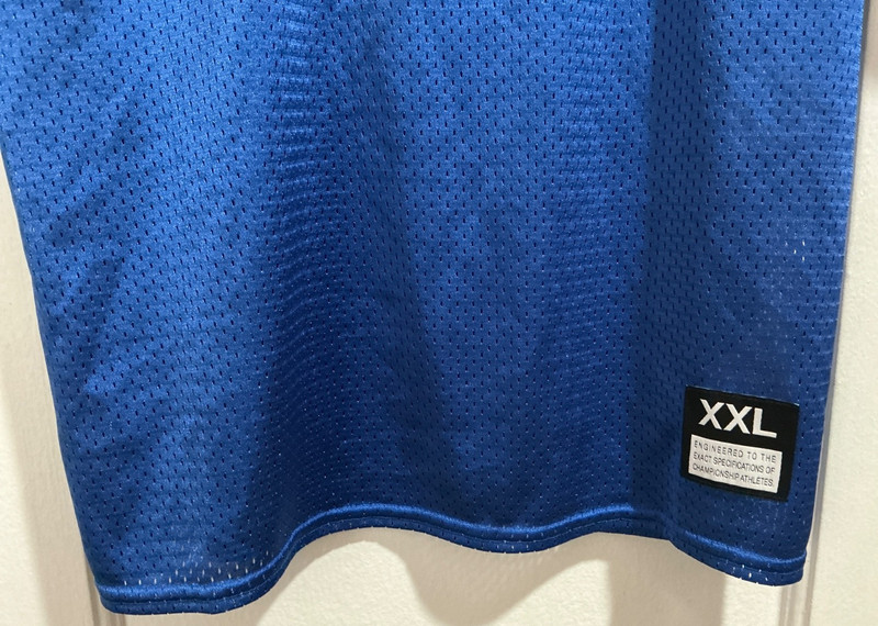Nike Shirt Mens Blue Football Short Sleeve Mesh V Neck Sz XXL NWOT gallery