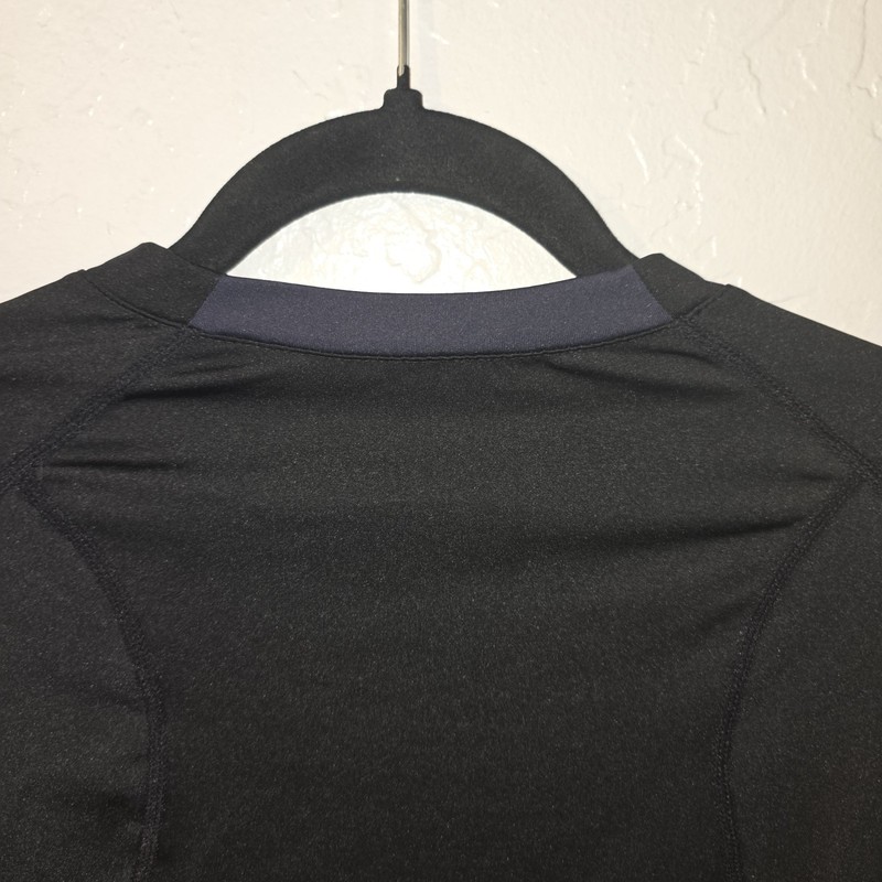 Tesla Shirt Mens Medium Black Compression Performance Base Layer Pullover Top gallery