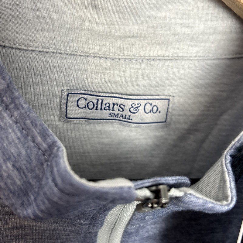 Collars & Co DriRelease Performance 1/4 Zip Pullover Size Small Blue NEW gallery